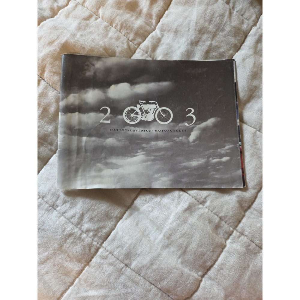 2003 Harley Davidson Motorcycles Catalog Brochure